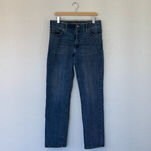 Lee Men's Jeans 34x34 Regular Fit / Straight Leg - Medium/Dark Blue